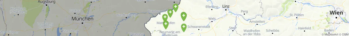 Map view for Pharmacies emergency services nearby Gurten (Ried, Oberösterreich)